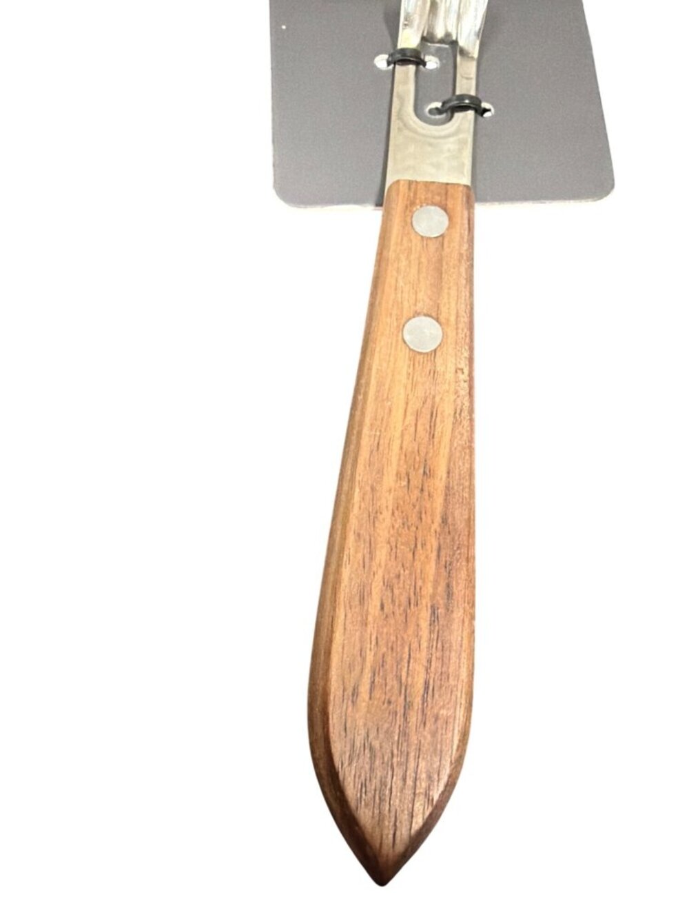 Viski Channel Knife With Riveted Wood Handle For Citrus Garnishes Chef Bar - Picture 6 of 7